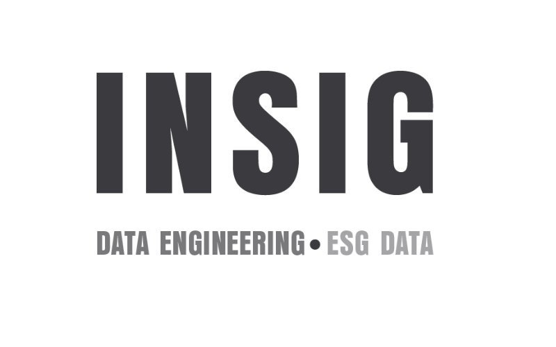 Insig AI logo in black and white